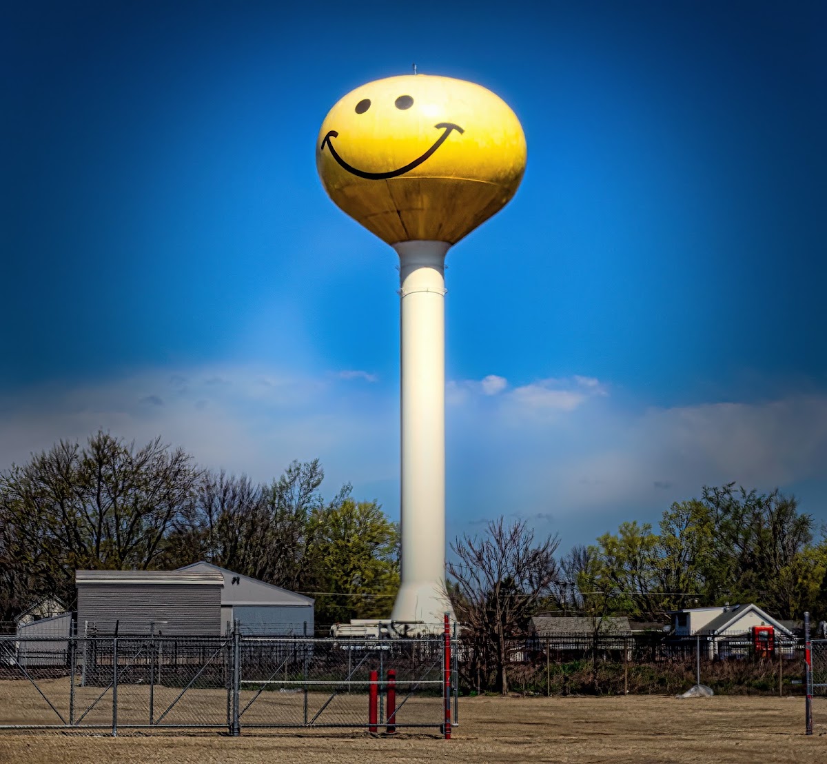 Smiley Face Water Tower