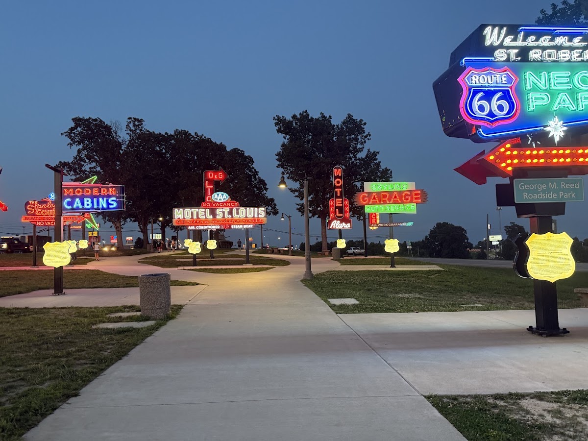 Route 66: Neon Sign Park, St. Robert, Missouri