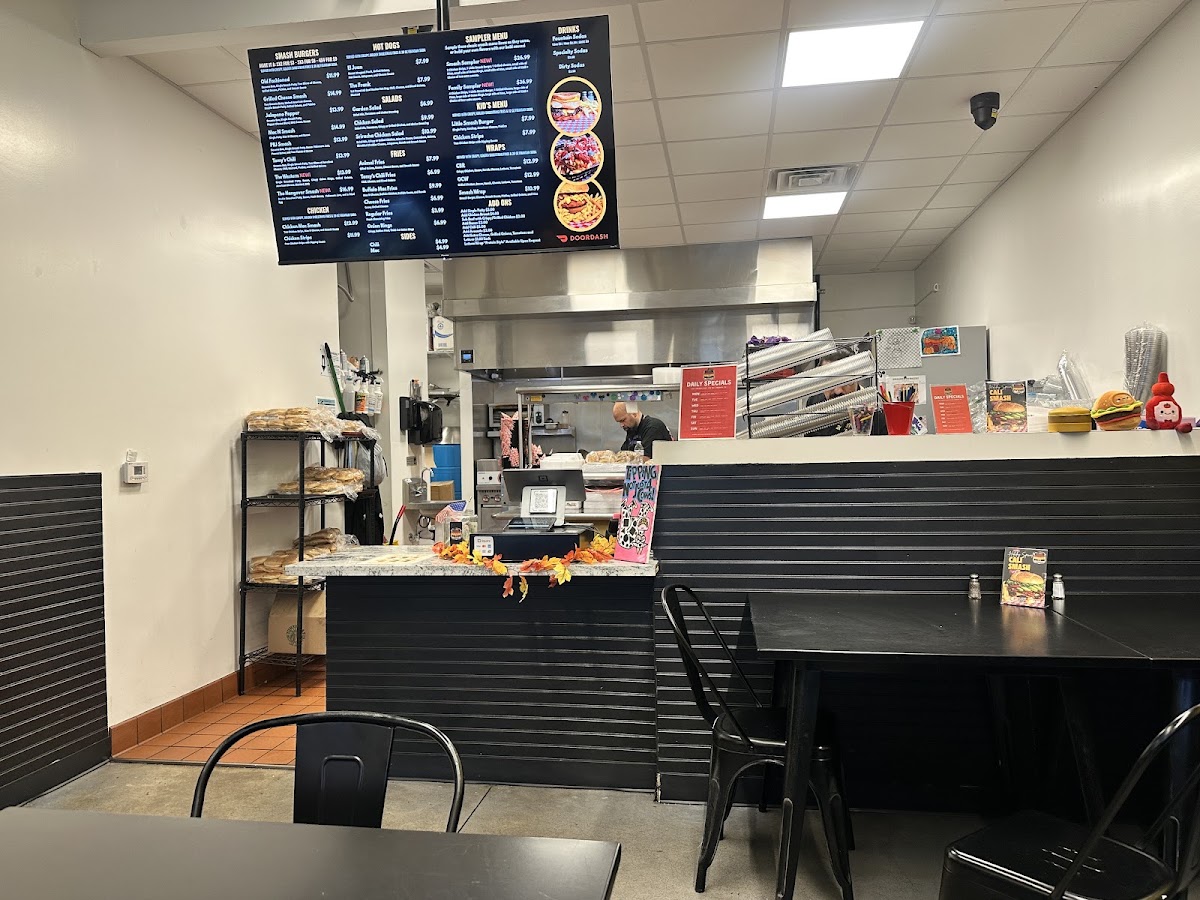 Needles Smashed Burgers