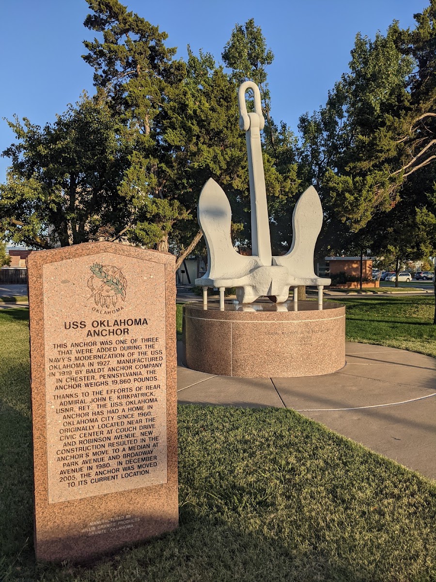 USS Oklahoma Anchor Memorial